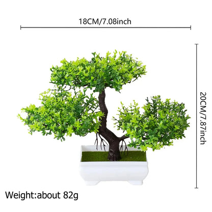 Artificial Plant Bonsai Tree Potted Garden + Home Ornament 6 for 3