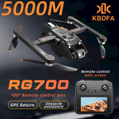 💚 GPS Drone RG700 8K Pro HD Dual Camera 5G Wifi Brushless Motors 💚