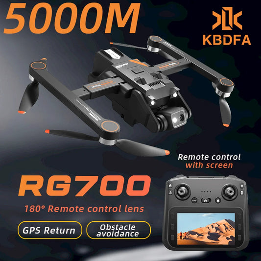 💚 GPS Drone RG700 8K Pro HD Dual Camera 5G Wifi Brushless Motors 💚