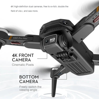 Camera Drone 8K Pro Dual Camera GPS 20 Min Flight Time. K80/K90 Pro Max*