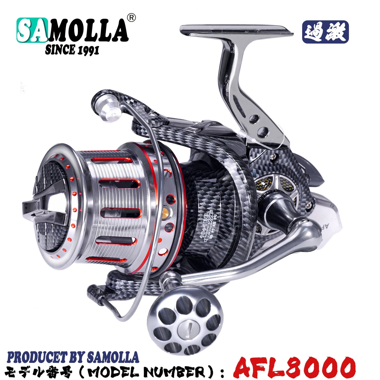 🐟 Fishing Reel 8000-12000 All Metal 10+1 Ball Bearings Drag 25kg 🐟