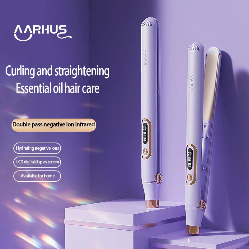 Hair Straighteners Curlers 2-in-1 Suitable Any Hair Type 10s Quick Heat