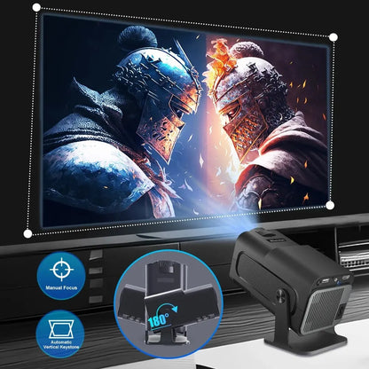 The Magcubic HY320 with Dual WIFI 6 + Bluetooth 5.0 connectivity Cinema Projector 4K