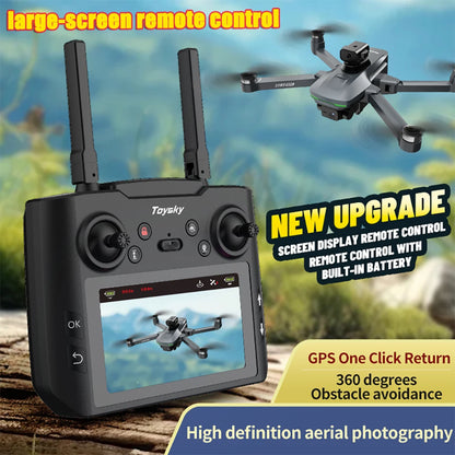 🚀 Camera Drone S197 + GPS Large Screen Controller 5G FPV 🚀