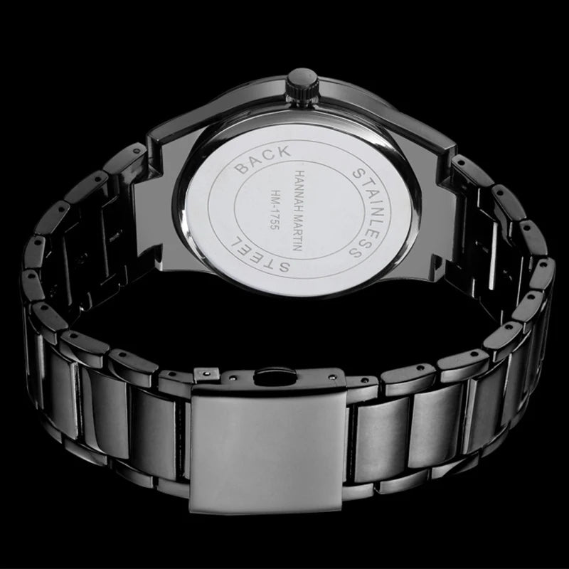 Men's Stainless Steel Band Waterproof Watches by Hannah Martin