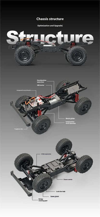 RC Rock Crawler Defender Remote Control Car 1/12 MN99s MN98 4WD