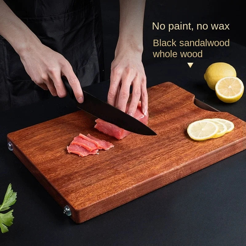 Cutting Board Whole Wood Ebony  Antibacterial and Mold Resistant.