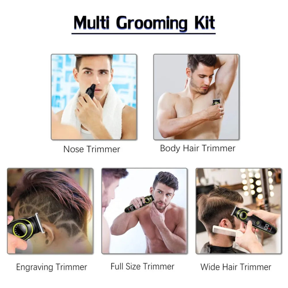 Hair Clippers Multifunctional Kemei 696 Electric Trimmer - Shaver 5 In 1