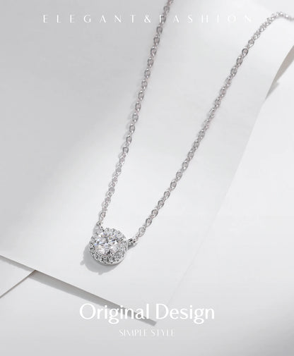 Necklace D Colour 0.8 ct VVS1 925 Sterling Silver