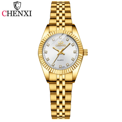 Women's Wristwatch with Quartz Movement with Stainless Steel Strap