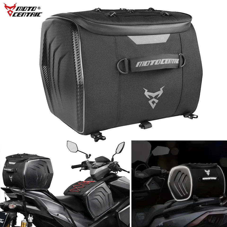 Moto Centric Tail Bag Luggage For BMW. Multifunction Back Seat Bag..