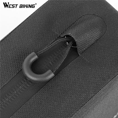 Handlebar Bag Top Tube Nylon TPU Fully Waterproof Triangle Bag by WEST BIKING