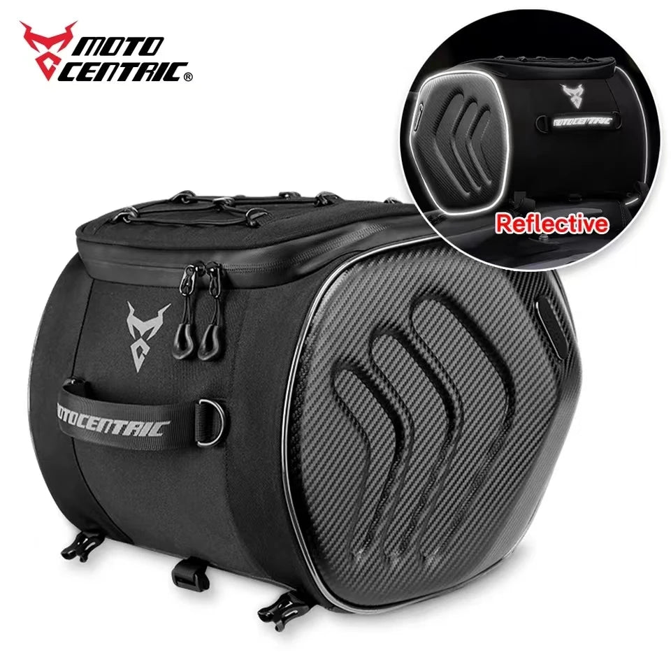 Moto Centric  Motorcycle Back Seat Bag 30L Large Capacity Bag..