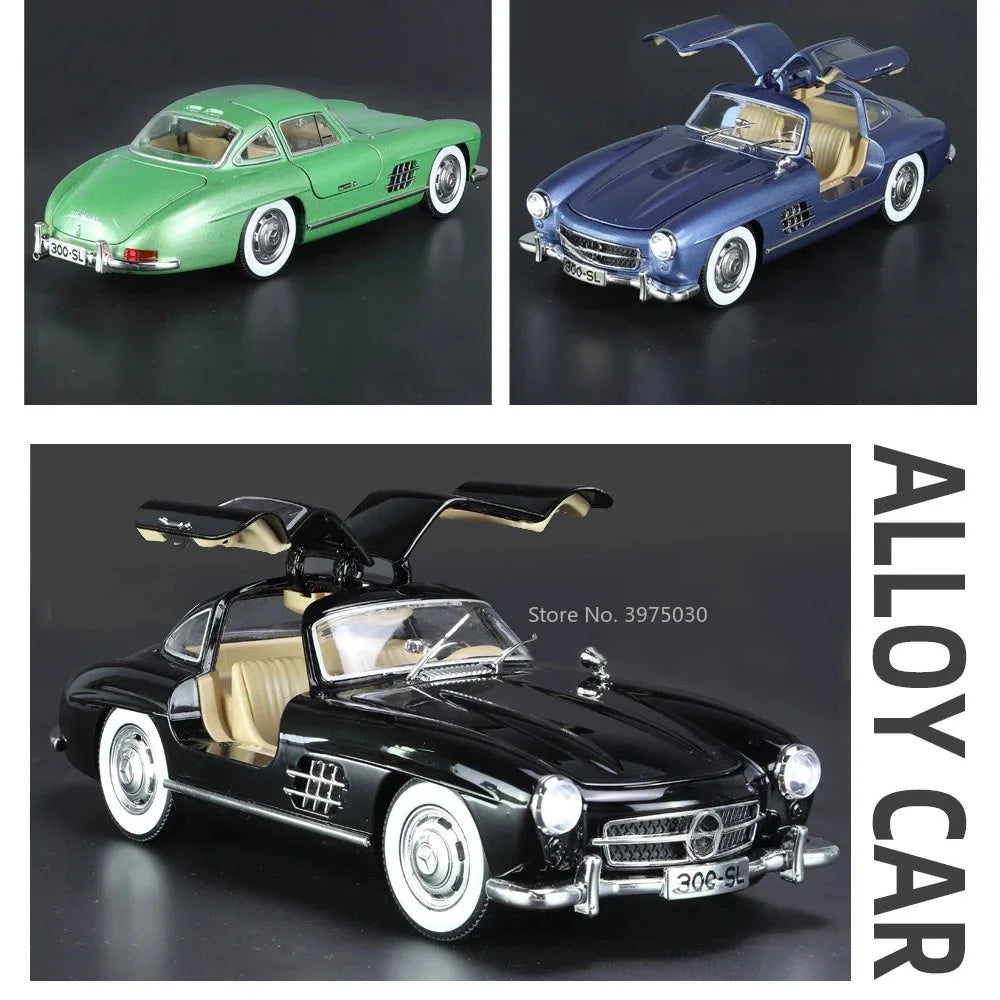 1/24 300SL Model Alloy Diecast with Pull Back Sound and Lights