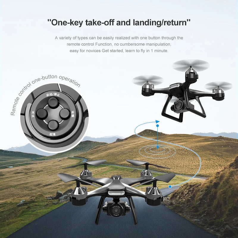 Camera Drone 4K Pro Dual Camera 20 Min Max Flight Time. Drone JC801 Pro**