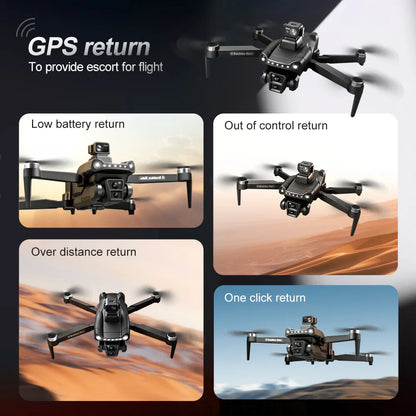 Drone Camera V198 GPS 8K Pro HD Camera + Brushless + LASER Obstacle Avoidance