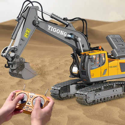 Remote Control Car. Excavator, Dump Truck, Bulldozer Toys