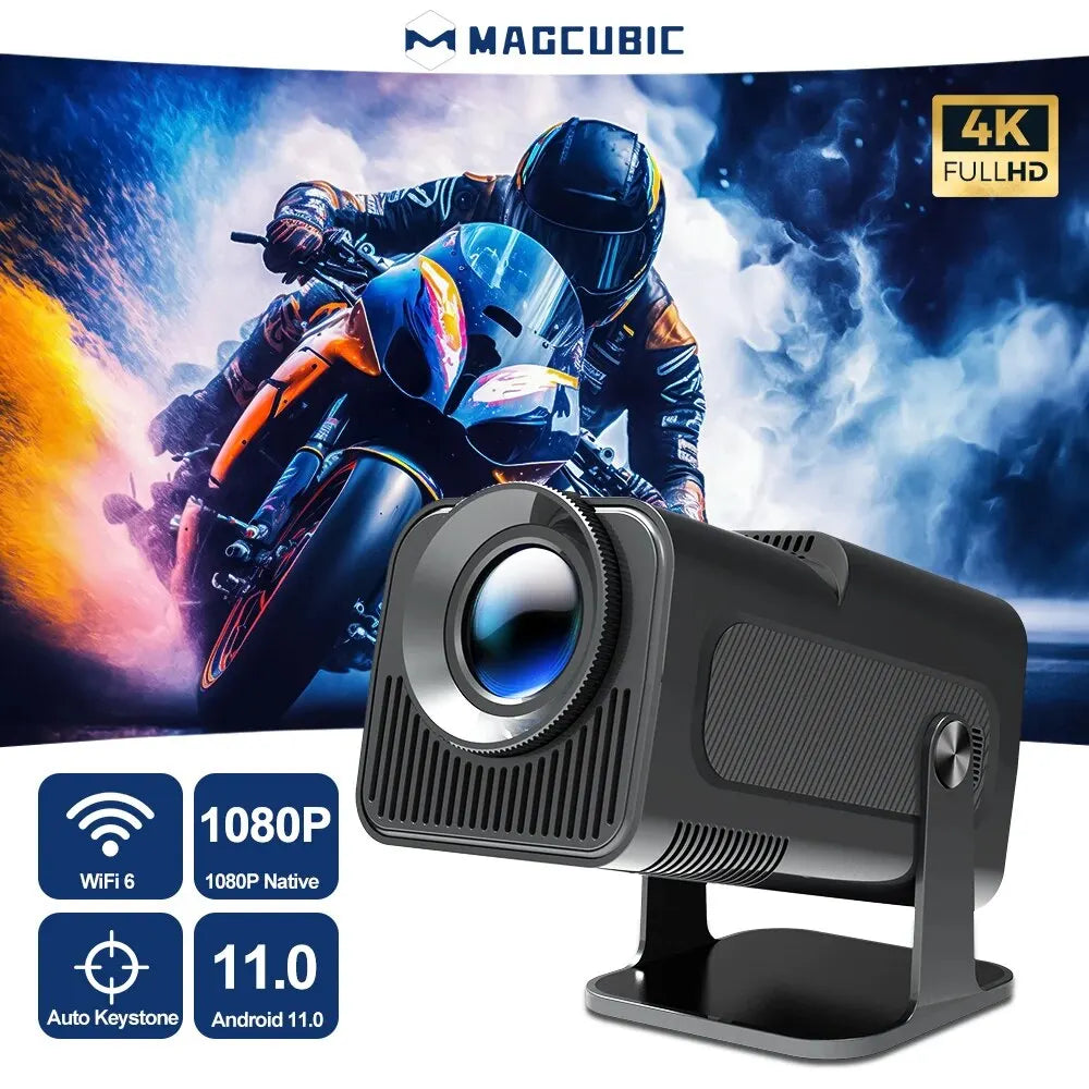 The Magcubic HY320 with Dual WIFI 6 + Bluetooth 5.0 connectivity Cinema Projector 4K