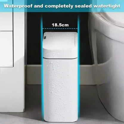 Bin. Non-contact narrow smart sensor trash can smart home 15L