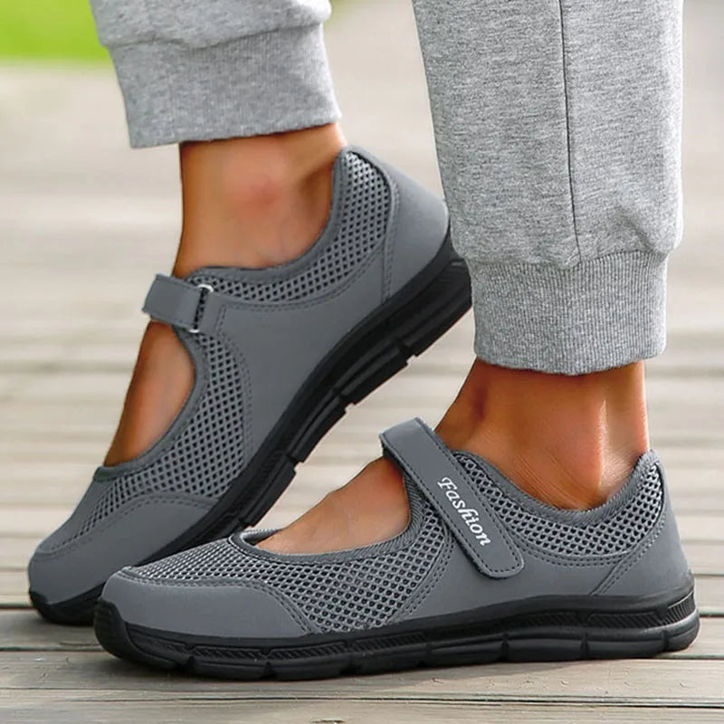 Women's Fashion Soft Flat Sneakers Slip On Sports Shoes Running.