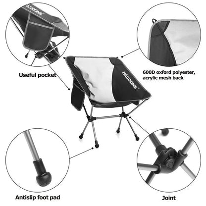 Camping Chair High Load Up To 150kg Camping - Beach - Hiking.