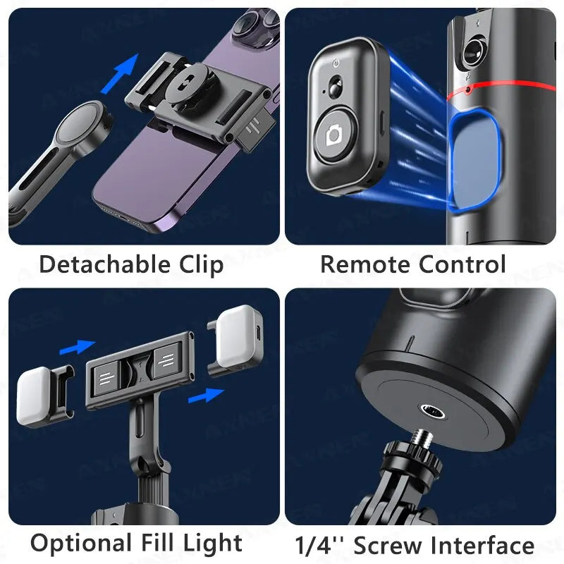 Desktop Tracking Gimbal with Remote for Live Photography. AXNEN 2023360.