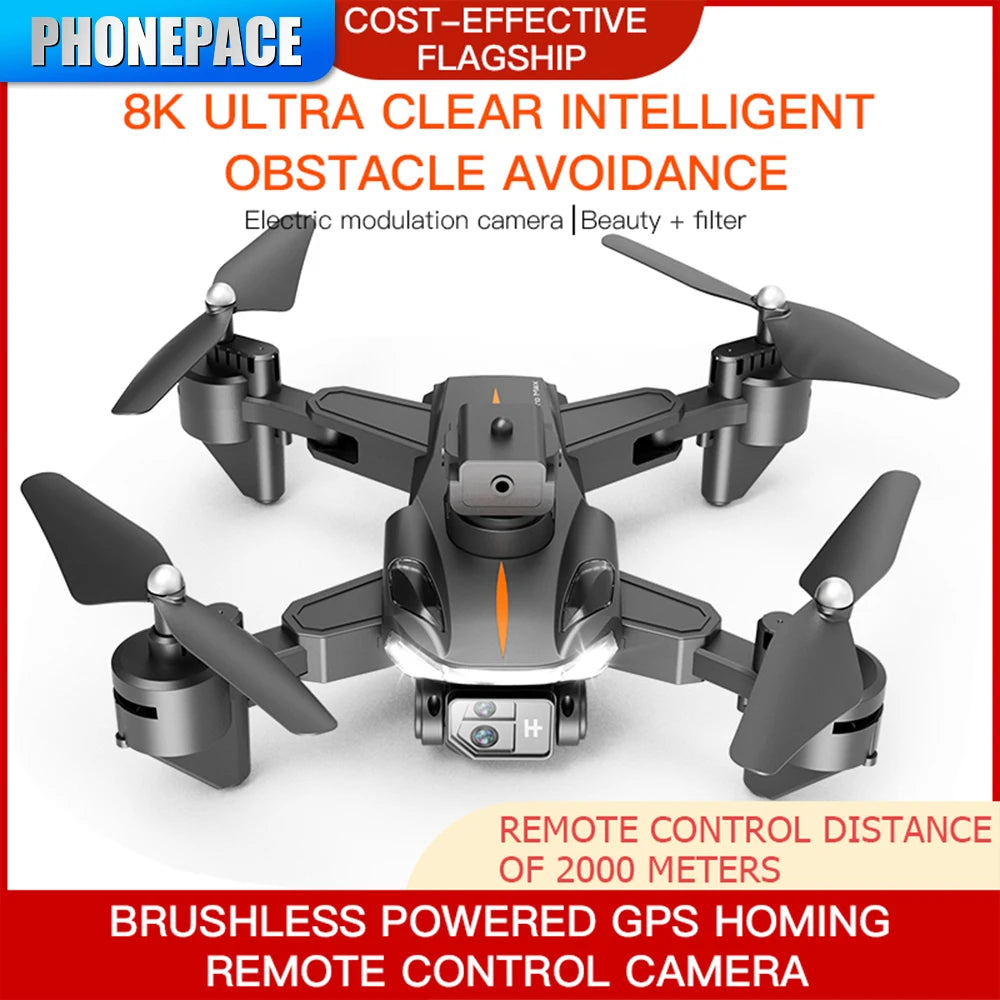 Camera Drone P11 Max 8K 5G GPS Professional HD Dual-Camera *