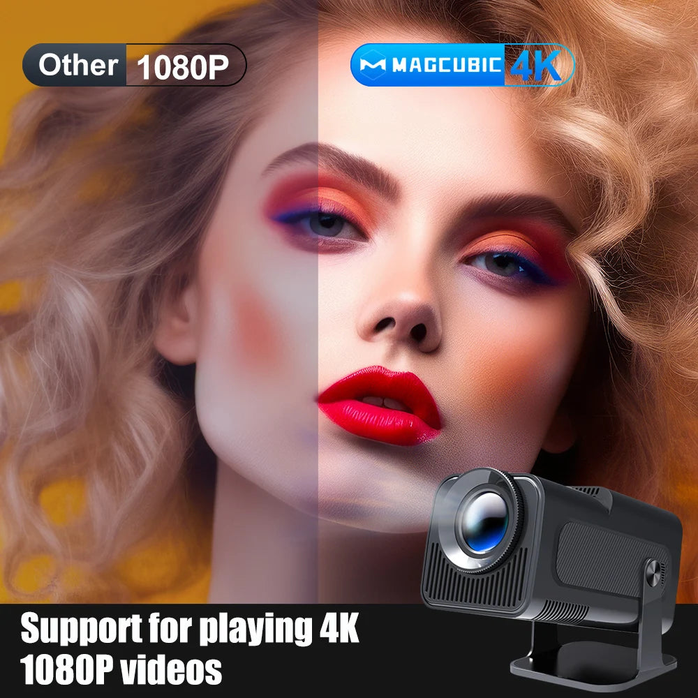 The Magcubic HY320 with Dual WIFI 6 + Bluetooth 5.0 connectivity Cinema Projector 4K