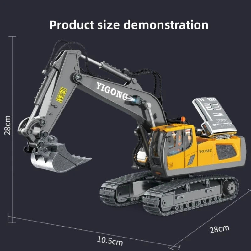 Remote Control Truck, Engineering Vehicle, Excavator RC Scale 1:20