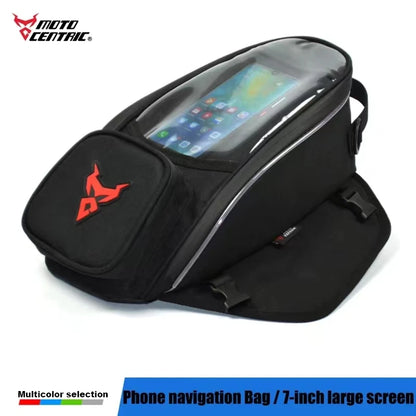 Moto Centric Magnetic Motorcycle Waterproof Universal Fuel Tank Bag..