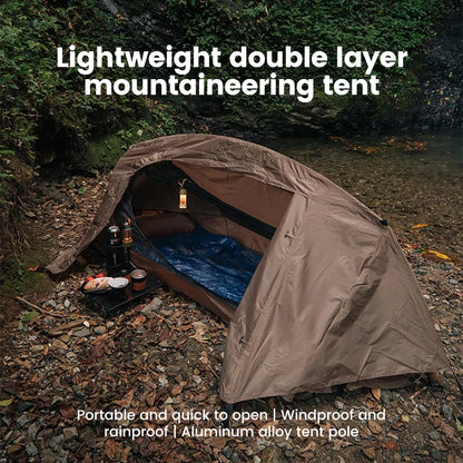 1 Man Tent Pop Up. Lightweight. Sonuto Tactical  Shelter With Mosquito Net. Waterproof.