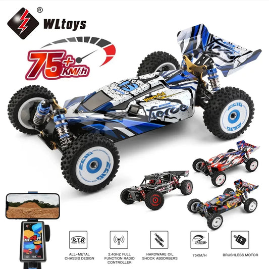 RC Car High Speed Drift Racing Car 124008 124017 75KM/H 4WD