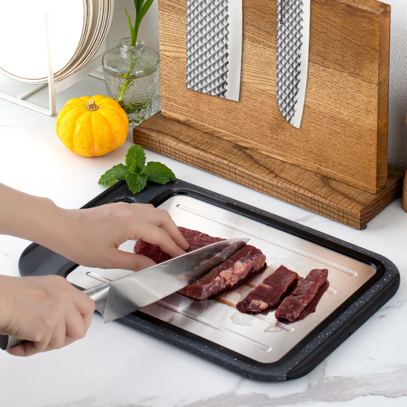 Stainless Steel chopping board double-sided chopping board