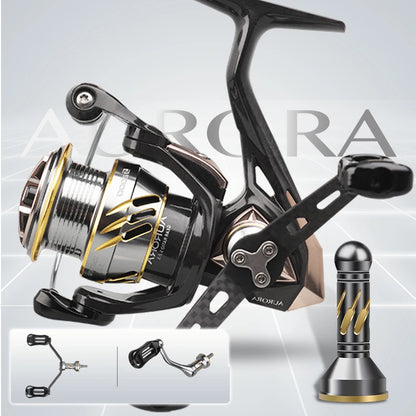 🐟 HI STAR Aurora Spinning Reel Long Casting 5.2:1 High Ratio 4.5kg Drag 🐟