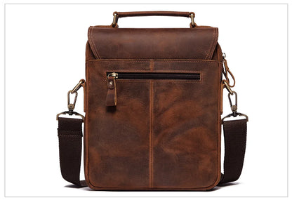 Genuine Leather Shoulder Bag Luxury Business Messenger Bag