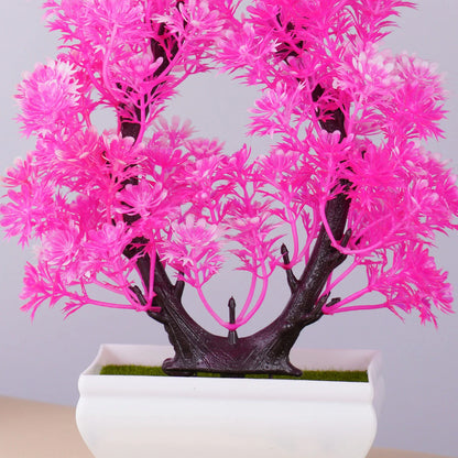 Artificial Bonsai Beautiful Small Trees. Potted Ornament. 6 for 3.