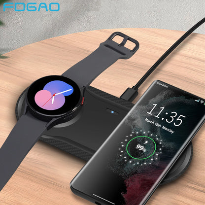 Wireless Charger 2 in 1 Station for Galaxy - Samsung