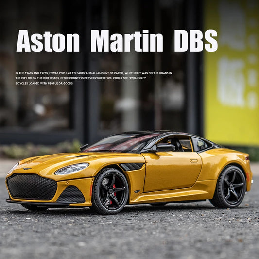 1:24 Aston Martin Super Laggera Alloy Diecasts Vehicles Sound and lights*