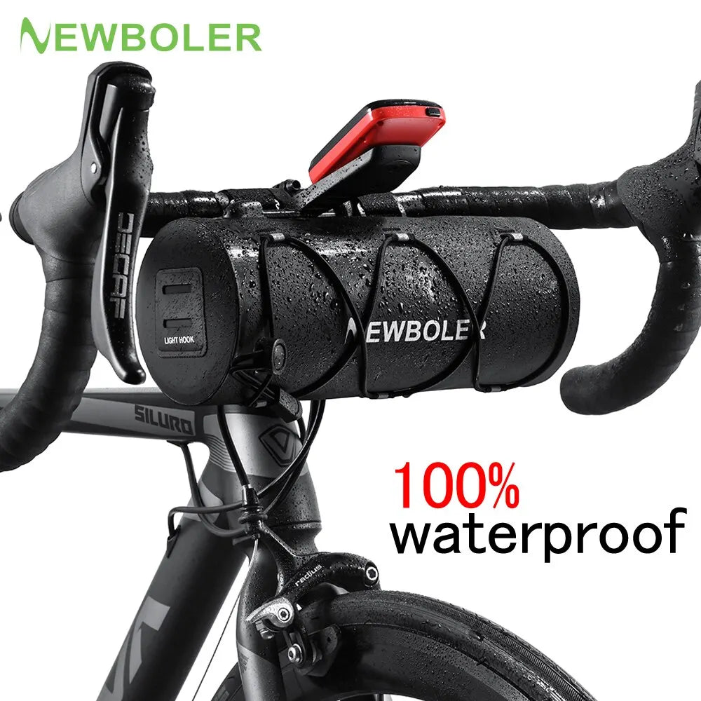 Handle Bar Bag Waterproof Pannier Bag. Multifunction Shoulder Bag By NEWBOLER