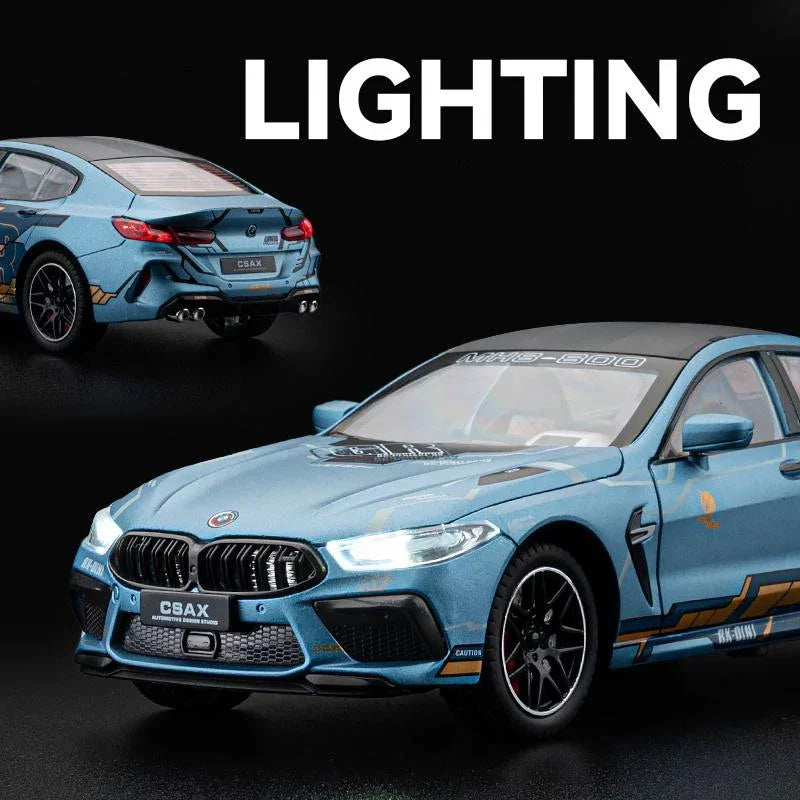 1:24 BMW M8 Alloy Super Car Model Scale Diecast Sound ＆ Light*