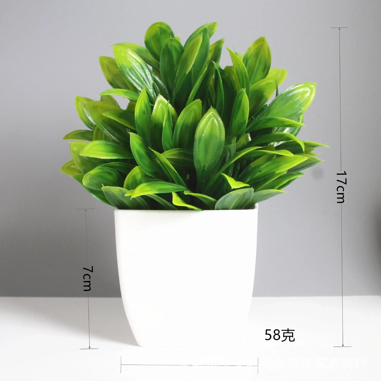 Artificial Potted Plants Indoor Outdoor Home Garden Decoration 6 for 3