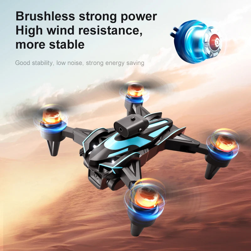 Camera Drone 2024 New K12 MAX 8K Three Camera WiFi FPV Brushless Motors*