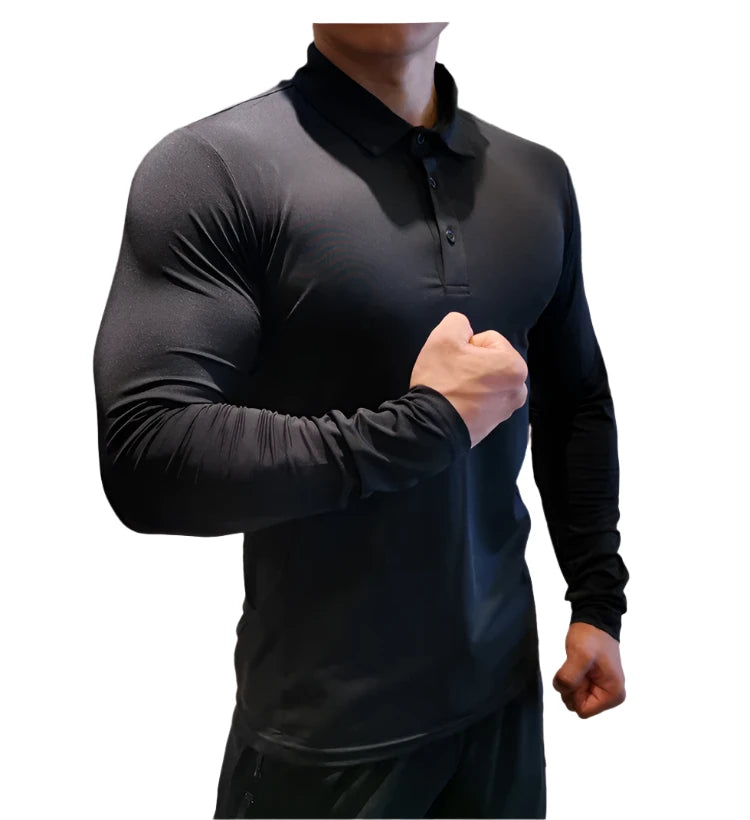 Compression Sport T-Shirt Long Sleeve Gym Running Fitness Tight Sportswear