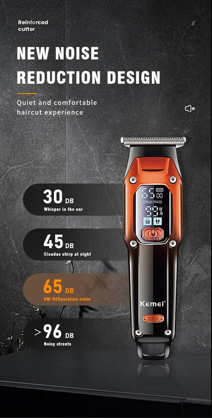 Hair Trimmer Clipper Professional Trimmer Electric Kemei Rechargeable