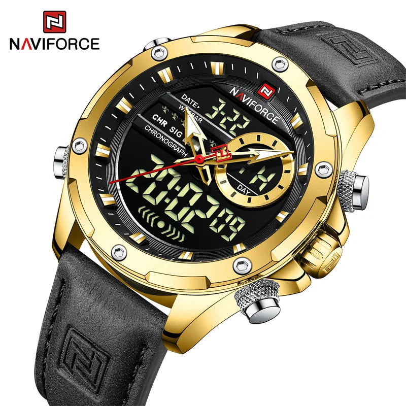 NAVIFORCE Watch Quartz Casual Sports Fashion Watch NF9208