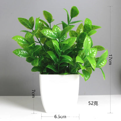 Artificial Potted Plants Indoor Outdoor Home Garden Decoration 6 for 3