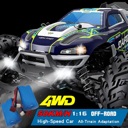 RC Cars Super Brushless 80KM or Brushed 50KM/H 4WD with LED Light