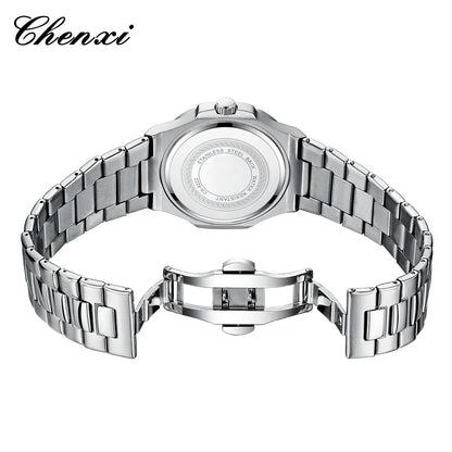 Women's Wristwatch Quartz Movement Stainless Steel Band CHENXI 8222