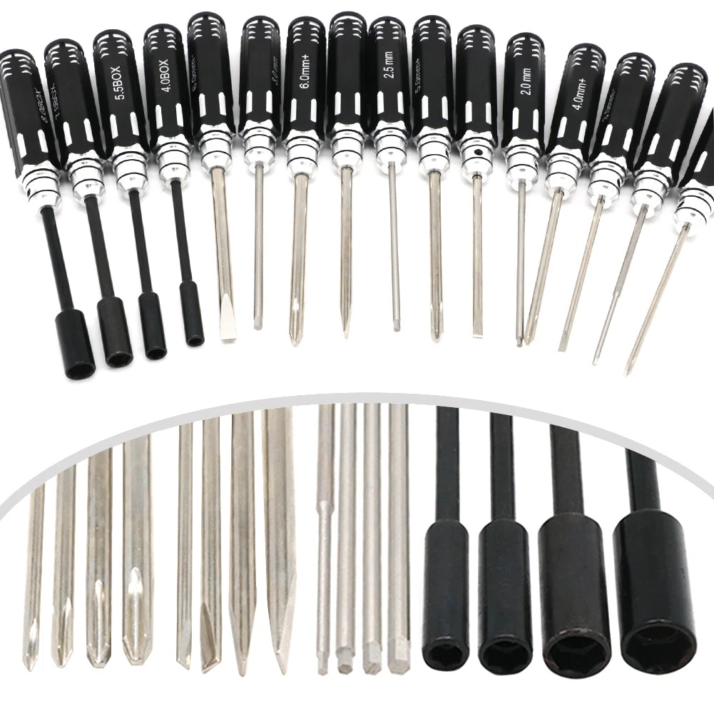 Hex Driver Set - 16pcs Hex Allen Screwdriver Kit Hex Nut Driver Set