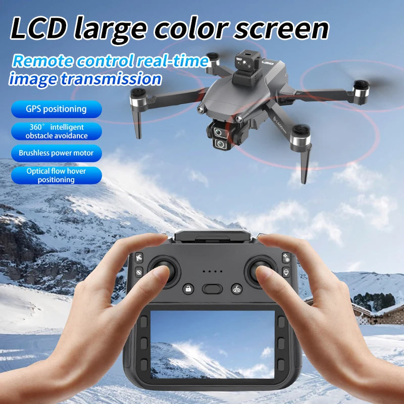 💚 Drone New L600-1 PRO GPS 4K HD Dual Cam Obstacle Avoidance Brushless 5G 💚